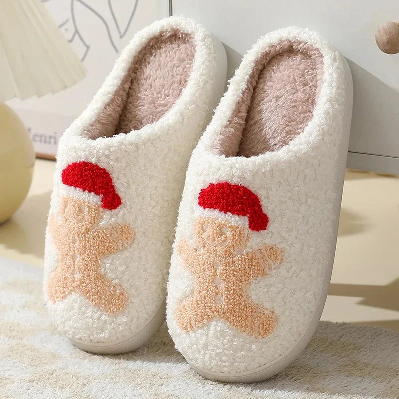 New Winter Lovely Women Slippers Girls Fashion Flowers Home GlowCart