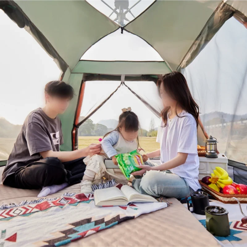 Outdoor Portable Camping Tent Fully Automatic Tent Sunshade GlowCart