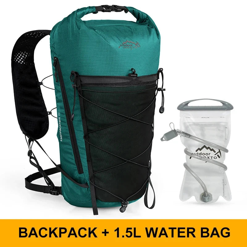 Hiking Backpack for Men and Women, Waterproof Camping GlowCart