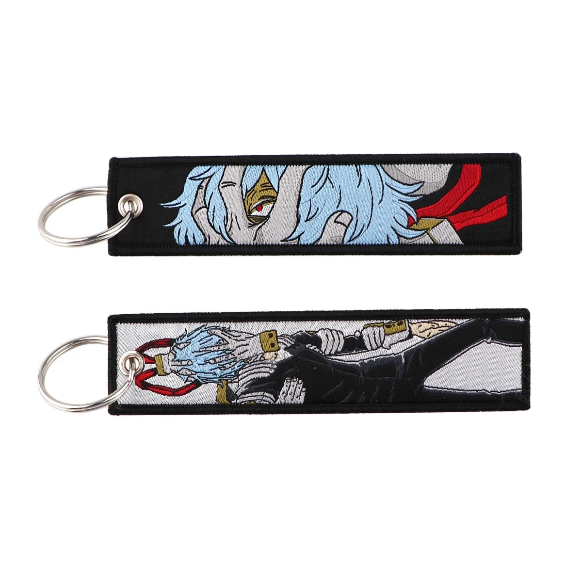 Classic Anime Cool Embroidery Key Fobs Key Tag Motorcycles GlowCart
