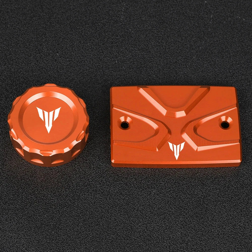 Motorcycle Rear Brake Fluid Reservoir Cap Oil Cup for Yamaha MT07 FZ07 MT 07 MT03 MT25 MT09 FZ09 MT 09 MT10 MT-10 MT01 MT-01 03 GlowCart