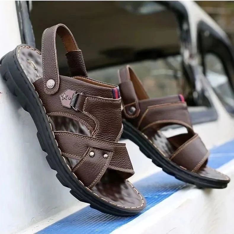 Summer Men's Sandals Soft Bottom Anti-Slip Slippers Casual GlowCart