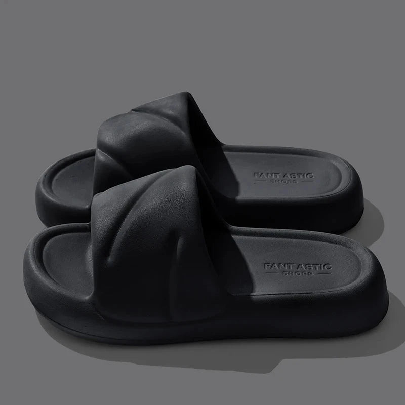 Cloud Slippers For Men Bathroom Thick-soled Non-Slip Slides GlowCart