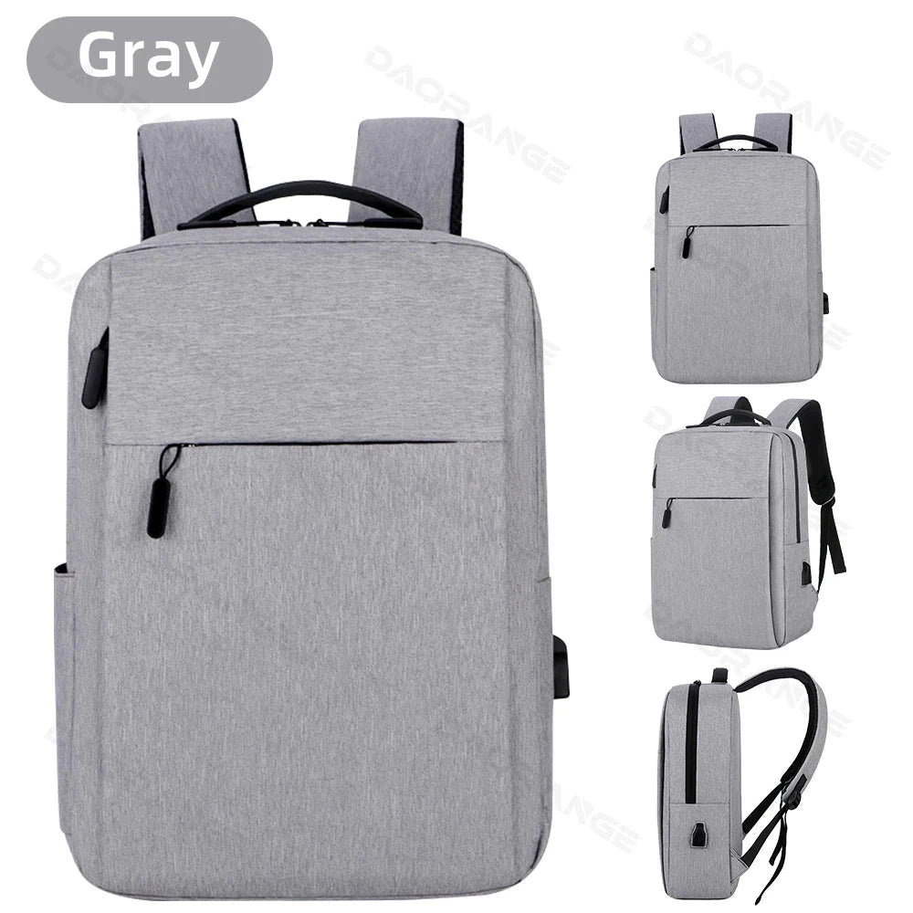 Laptop Bag USB Backpack for Macbook Air Pro Lenovo Asus HP GlowCart