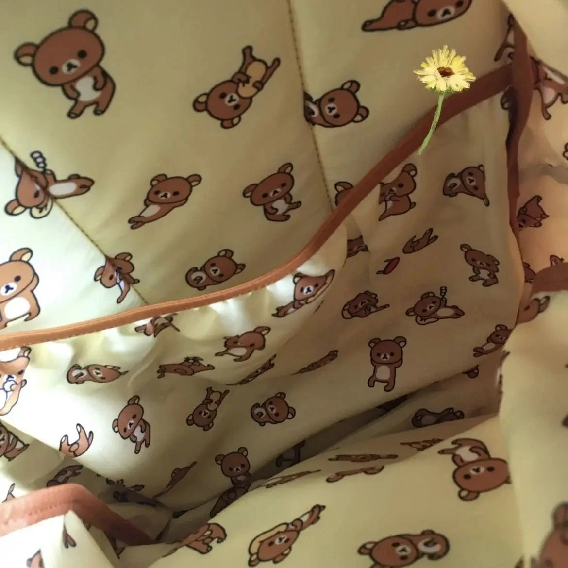 Cartoon Rilakkumas Backpack Kawaii Korilakkuma Embroidery GlowCart