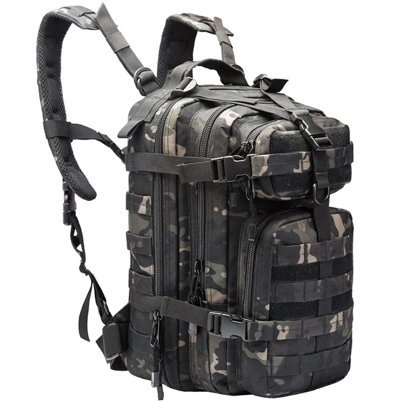 30L Tactical Backpack Military Daypack for Men Molle Assault GlowCart