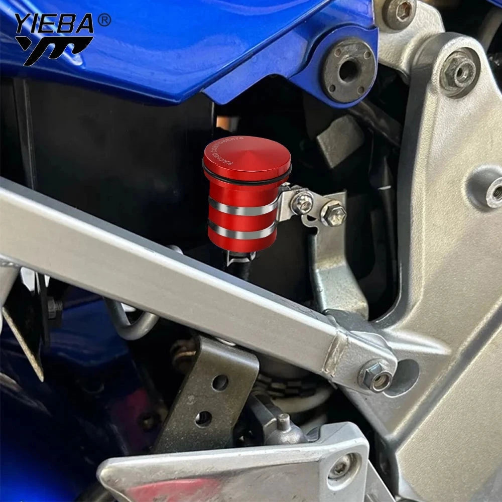 Universal Motorcycle Aluminum Alloy Brake Fluid Reservoir Rear Front Clutch Tank Oil Fluid Cup Motorcycle Refitting Accessories GlowCart