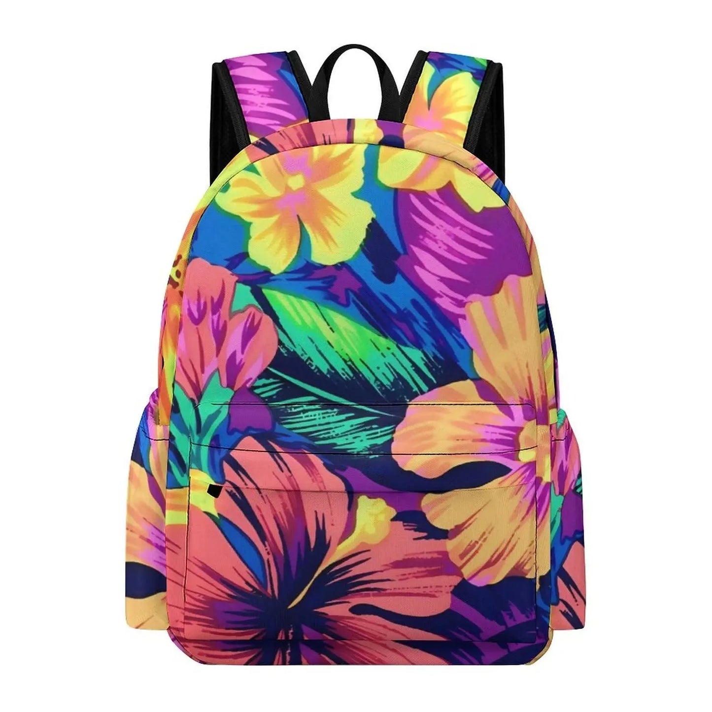 Floral Printed 3d Printed Schoolbags For Boys And Girls GlowCart