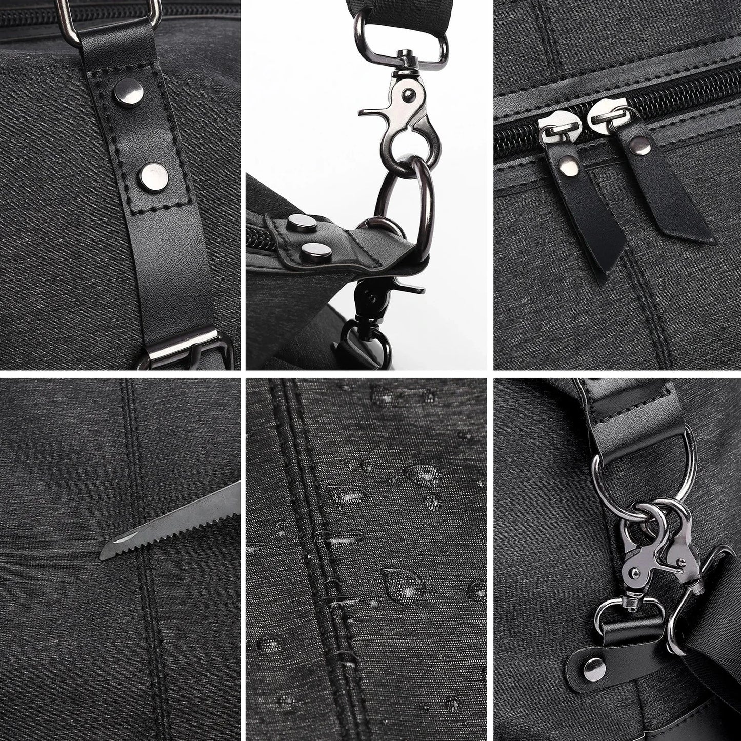 Large Capacity Men Travel Bag Waterproof Oxford Canvas, GlowCart