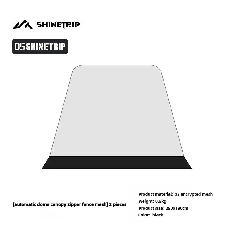ShineTrip Quick Open Dome Tent Free Building Sunscreen Wind GlowCart