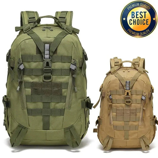 40L Tactical Reflective Backpack Outdoor Molle Camouflage GlowCart