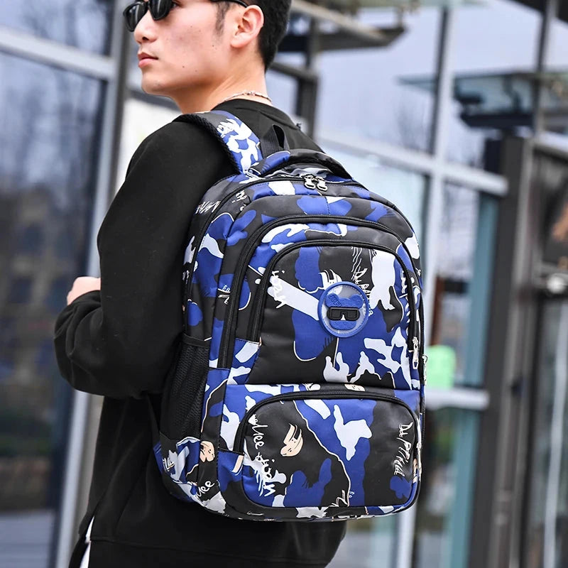 Backpack men casual large-capacity computer travel backpack GlowCart