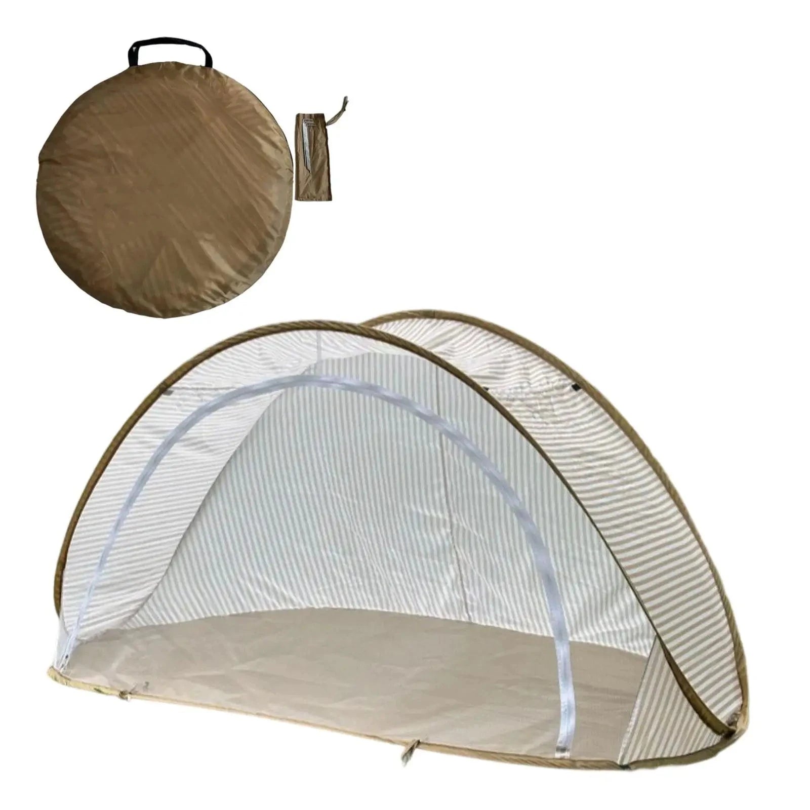 Beach Tent Easy Popup Folded Beach Shade for Sun for Outdoor GlowCart