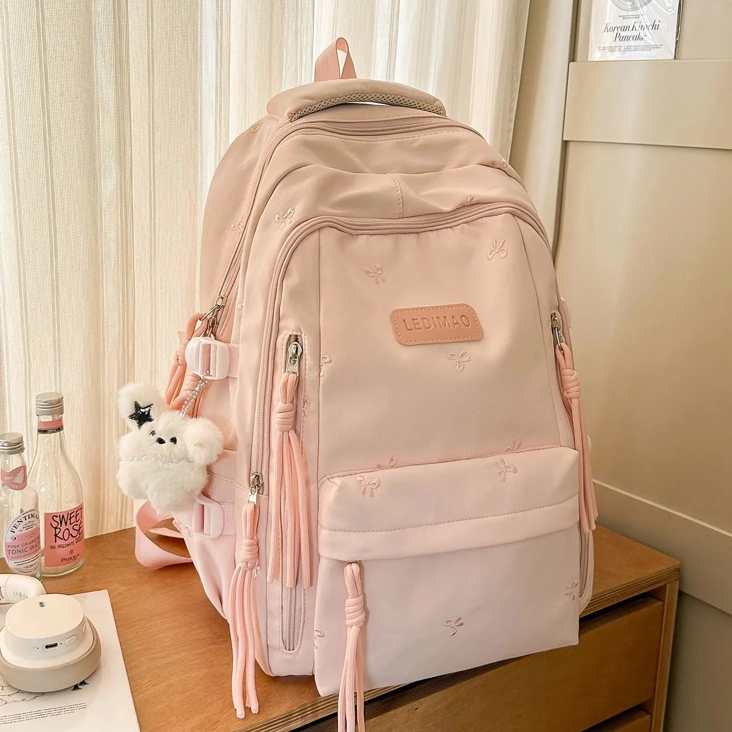 Girls' lightweight schoolbag for primary and junior school GlowCart