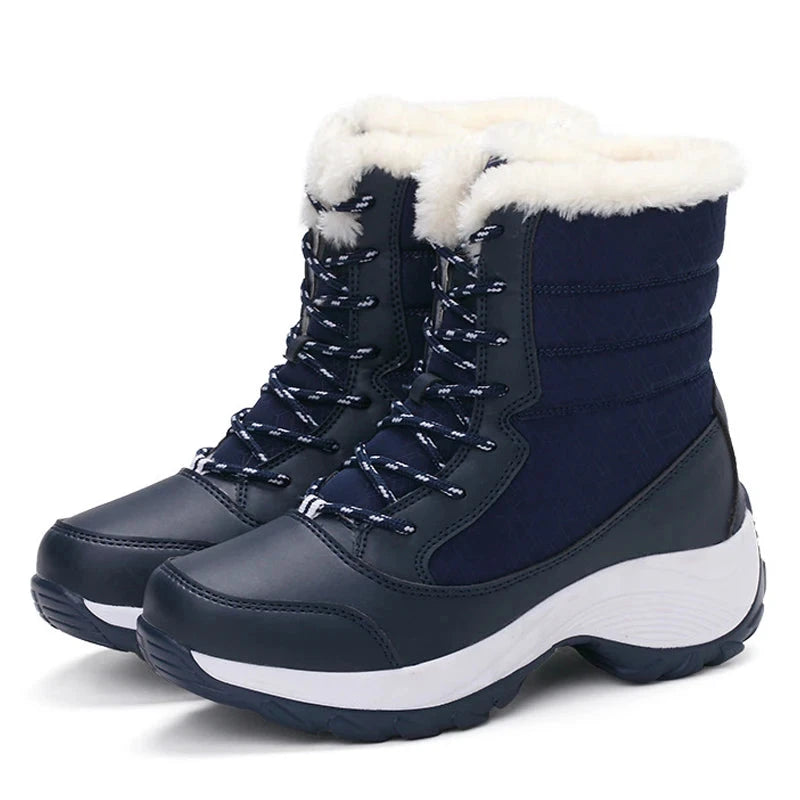 Snow Boots Women Platform Boots Non-slip Women Winter Shoes GlowCart