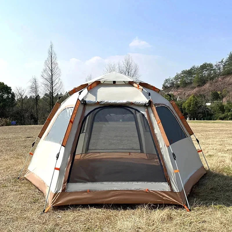 Fully Automatic Camping Tent 4-5 Person Quickly Open Outdoor GlowCart