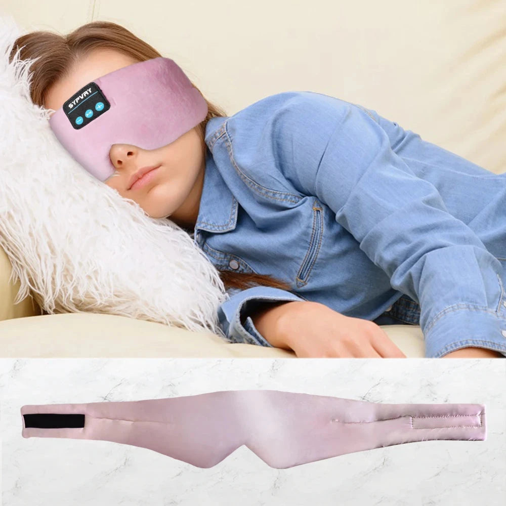 Sleeping Headphones Bluetooth Eye Mask for Women Men, GlowCart