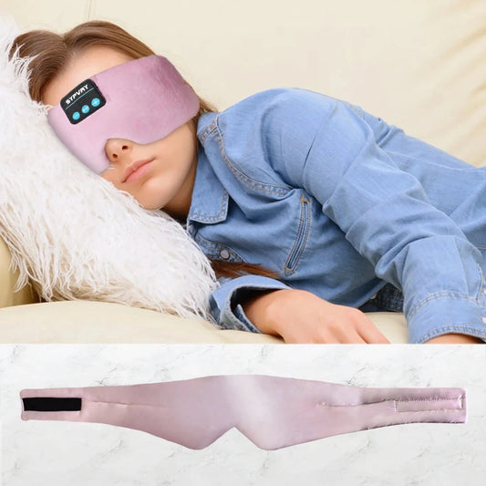 Sleeping Headphones Bluetooth Eye Mask for Women Men, GlowCart