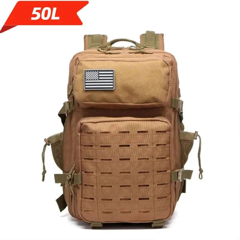 25L/50L Tactical Backpack Bag Hunting MOLLE Backpack GYM For GlowCart