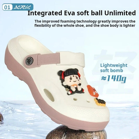 New Cartoon Nezha Bing Versatile Double Color Girl Women's GlowCart