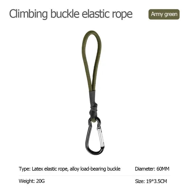 1 Piece Tent Elastic Rope Cord Hook Fixation Elastic Stretch GlowCart