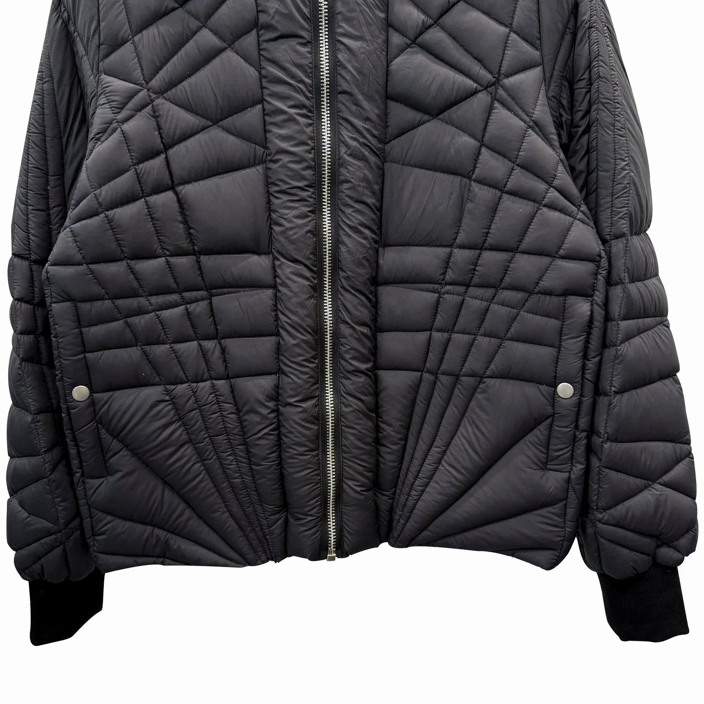 Men and women Thin Quilted Bomber Jacket Stitching Design GlowCart