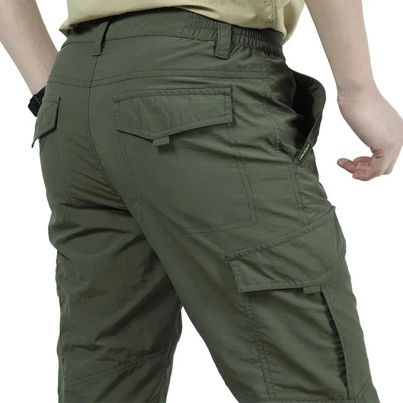 Men's Summer Tactical Cargo Pants Lightweight Casual GlowCart