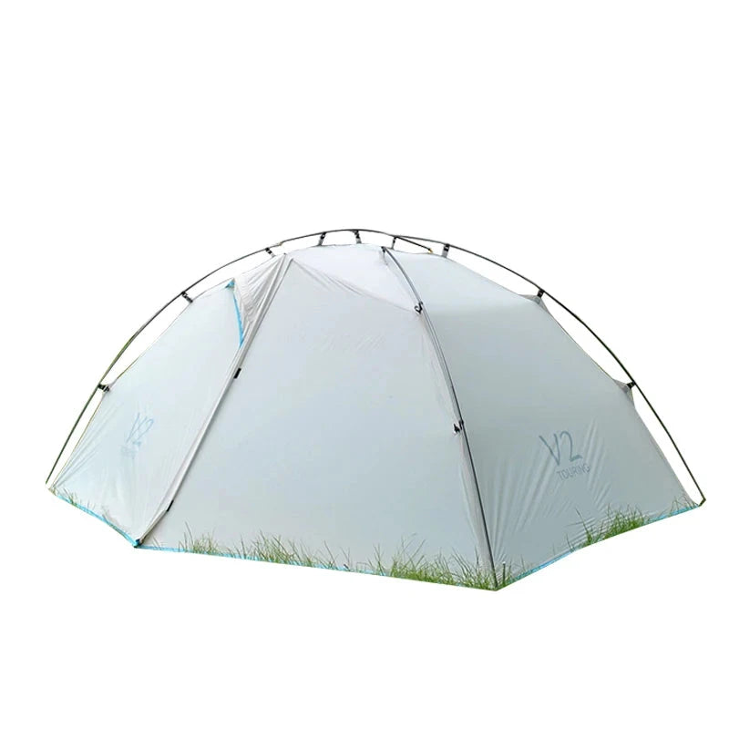 Ultralight Backpacking Tent Double Layer, 20D Nylon Portable GlowCart