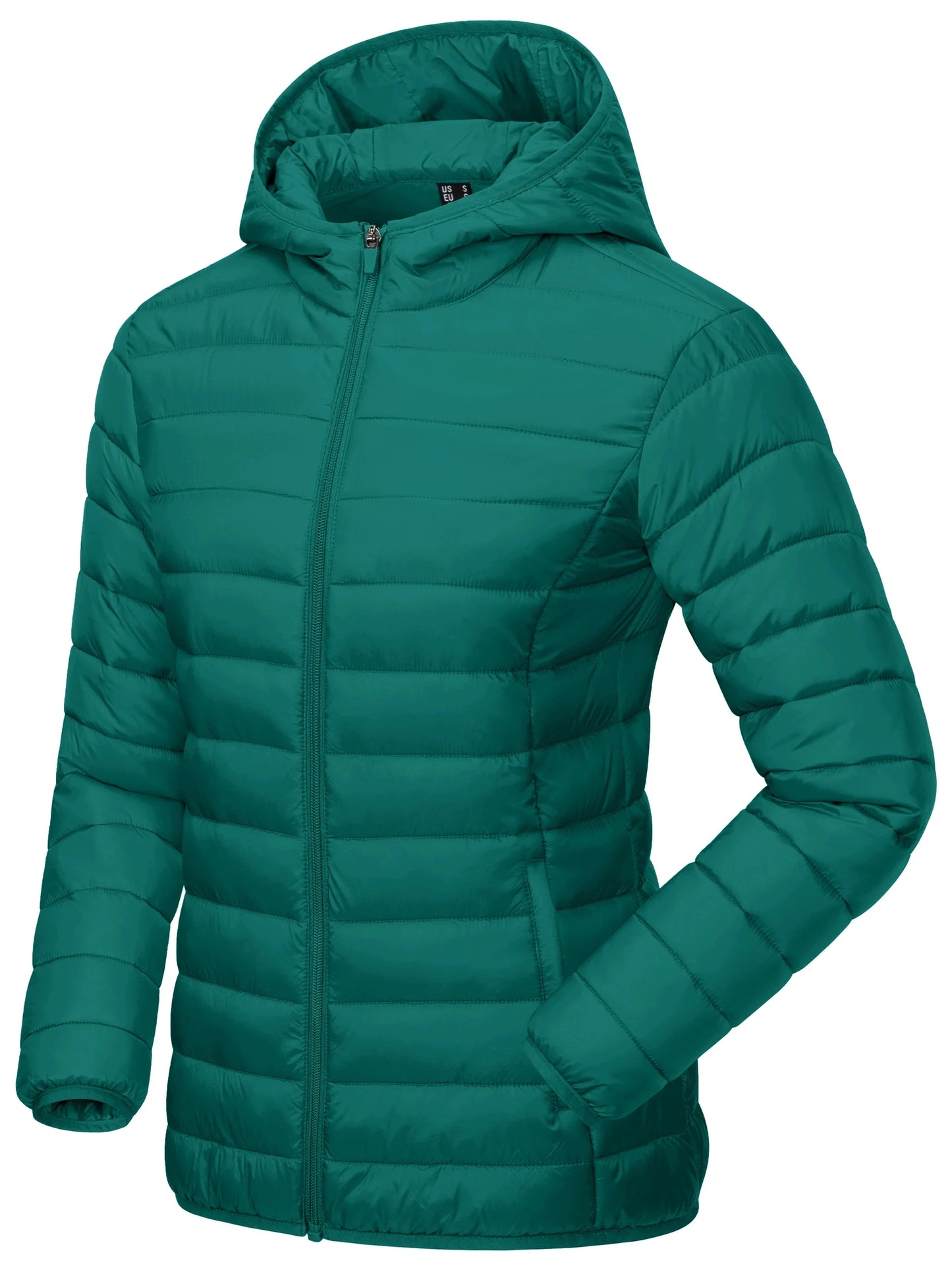 TACVASEN Winter Hooded Puffer Jacket Womens Quilted Warm GlowCart