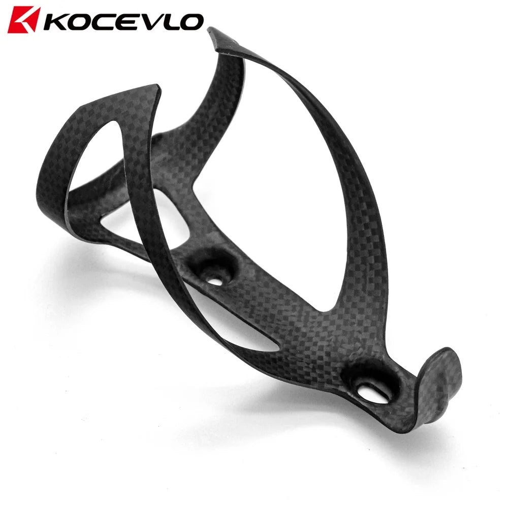 KOCEVLO RXL Lightweight Bicycle Bike Cycling Carbon Bottle Cage 22g Mtb Holder Black 3K carbon Matt GlowCart