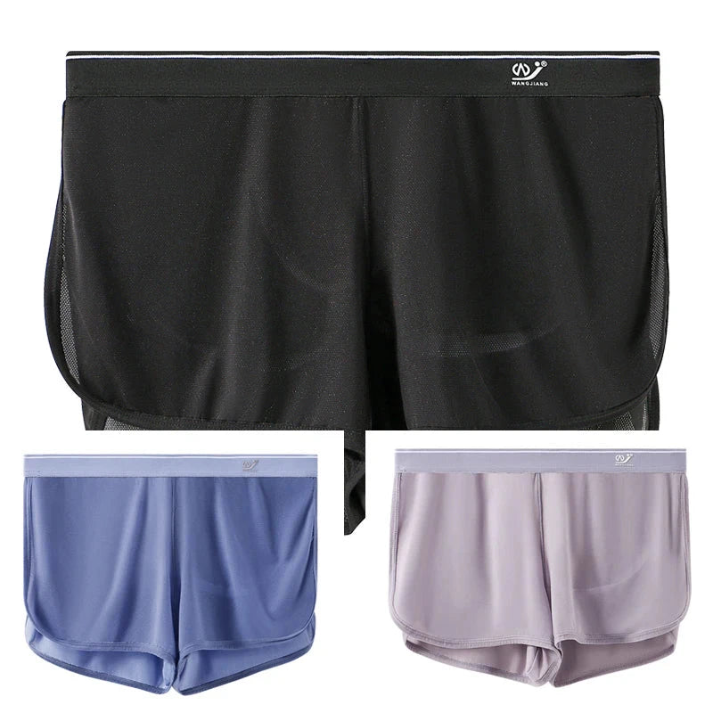 1PCS/2PCS/3PCS  Cool and Breathable Men's Ice Silk Casual GlowCart