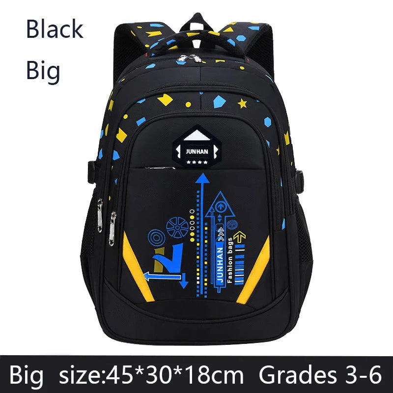 Kid's Shoulder Bag Geometry Pattern Teen Children Backpack Fashion Schoolbag Boy Girl Backpack Book Bag Waterproof Mochila ﻿ GlowCart