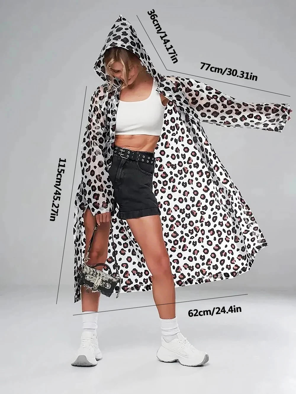 A variety of patterns of adult raincoats, sturdy and durable GlowCart