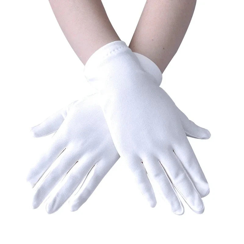 Woman Gloves for Summer Satin Sunscreen  Female Thin Solid GlowCart