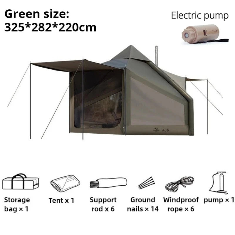 Family Tourist Inflatable Tent Outdoor Sunshade Windproof GlowCart