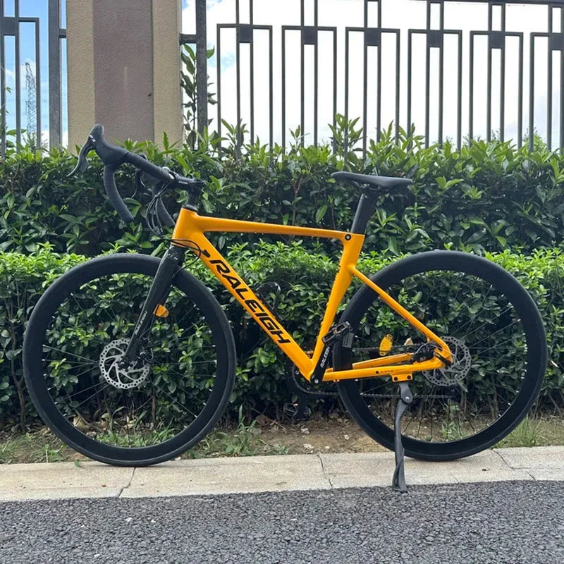 Aluminum Alloy Gravel Road Bicycle ,16/18/24/27 speed Racing Bike with 40/60mm wheel,Gravel Bike For Man Women Adult Student GlowCart