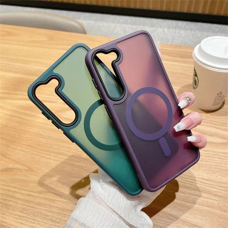 Luxury New Matte Translucent Business Phone Case for Samsung GlowCart
