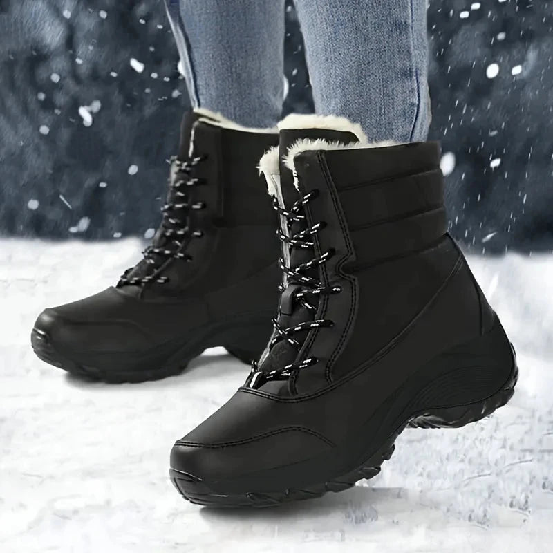 Snow Boots for Women Platform Shoes Boots Plush Keep Warm GlowCart