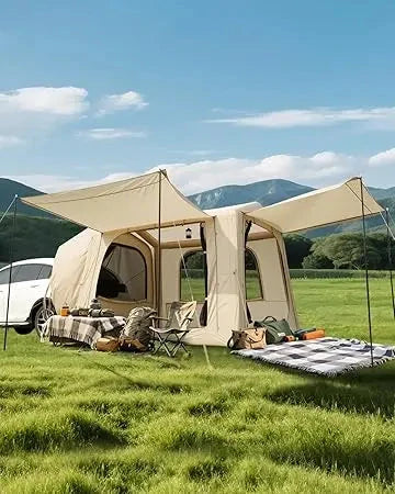 Inflatable SUV Camping Tents: Pop-Up Vehicle Tent GlowCart