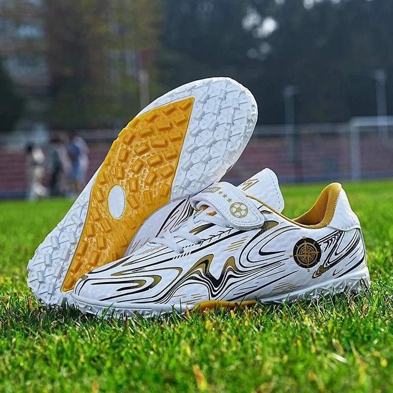 Childrens Football Shoes Boys Summer Breathe Primary Secondary School Students Youth Match Training Special FG/TF Football Shoes GlowCart