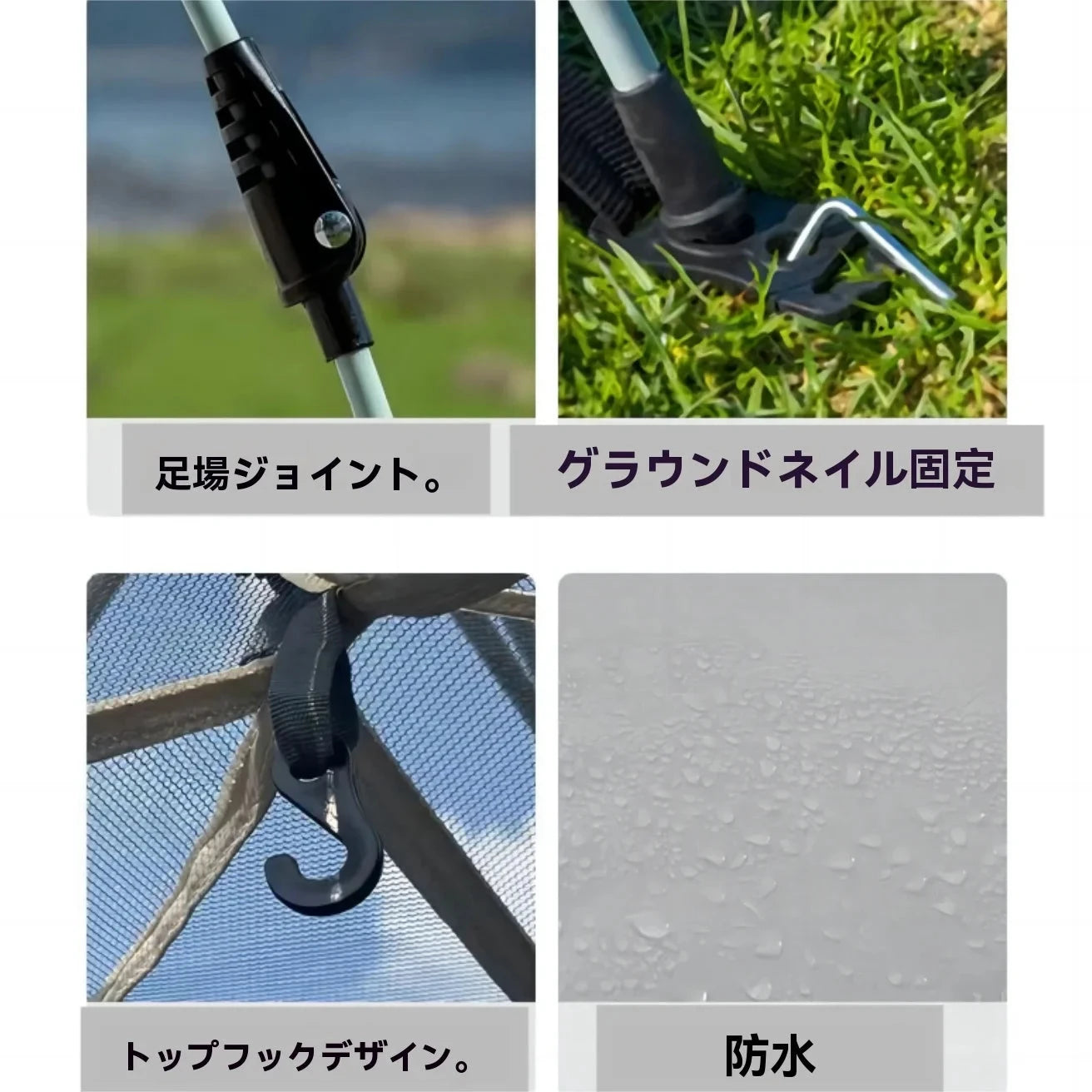 Pop up tents for camping waterproof Portable Windproof tents GlowCart