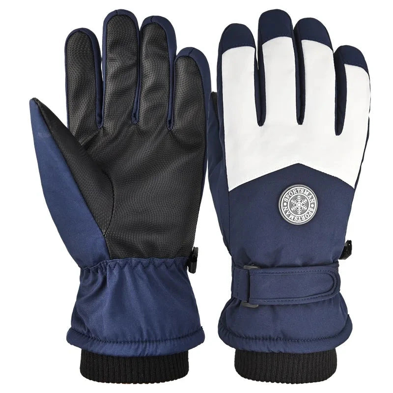 Cold Proof Winter Ski Gloves Outdoor Padded Warm Electric GlowCart