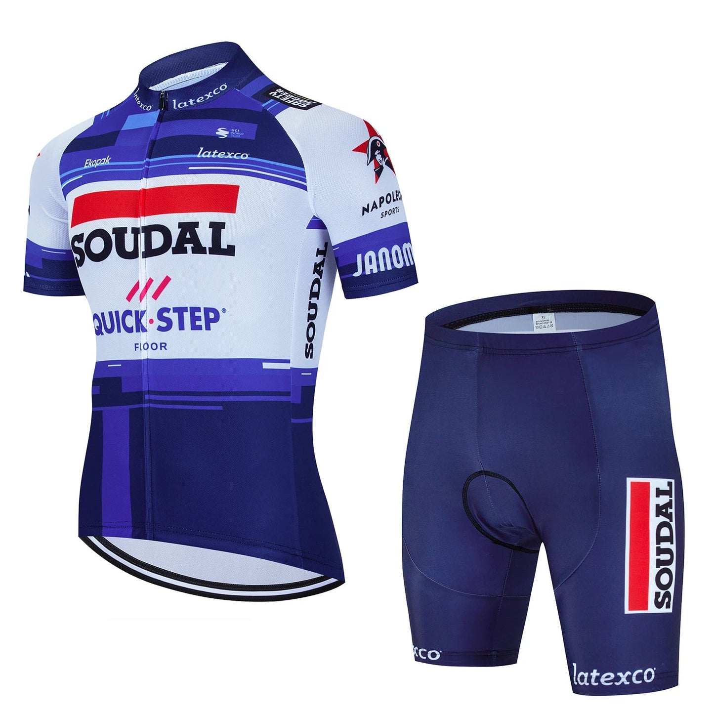 2025 SOUDAL Cycling Clothes Jersey Men Set Mtb Road Bike Uniform Shorts Man Mountain Complete Bib Men's Suit Cycle Spring Summer GlowCart