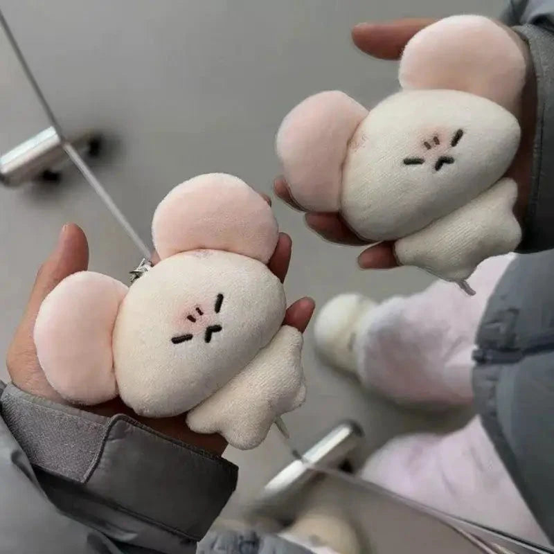 Cute Plush Cat Doll Keychain Girl Backpack Decoration GlowCart