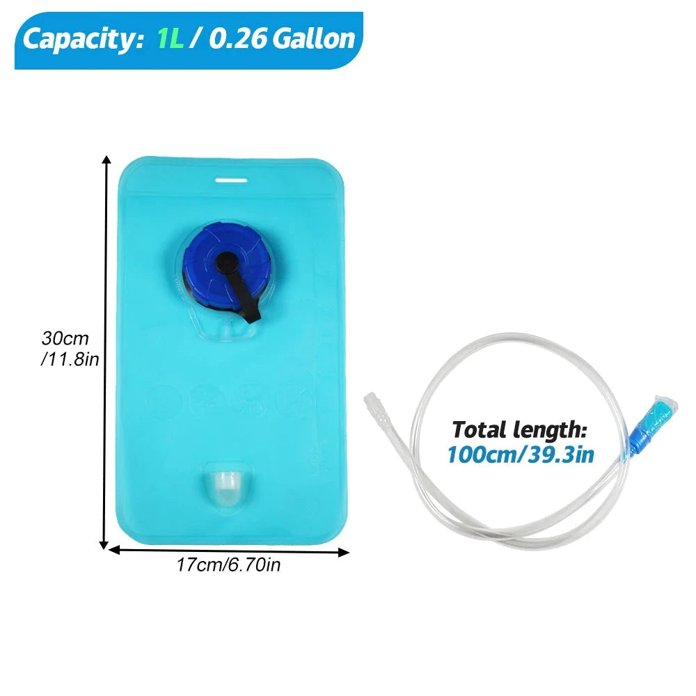 1Set Water Bladder for Hydration Pack Outdoor Bag Water Backpack Reservoirs Hiking Water Pouch Backpack Bladder Running GlowCart