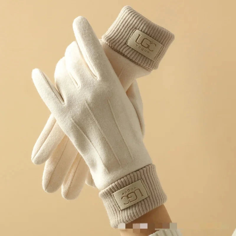 Winter Cashmere Gloves for Women Warm Touch Screen Gloves GlowCart