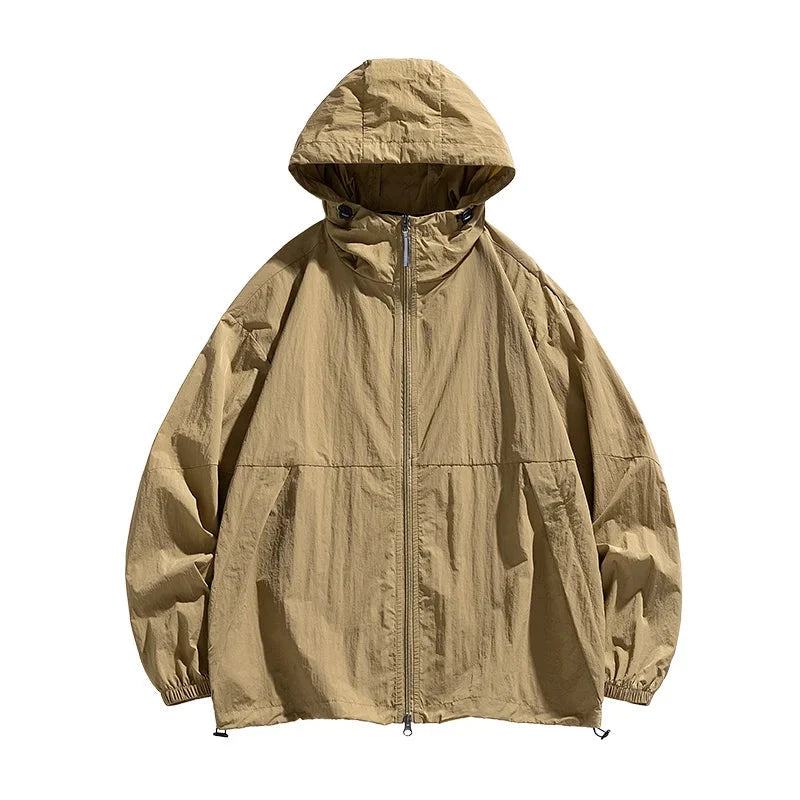 Men Hiking Jackets Waterproof Sun-Protective Coats Summer GlowCart
