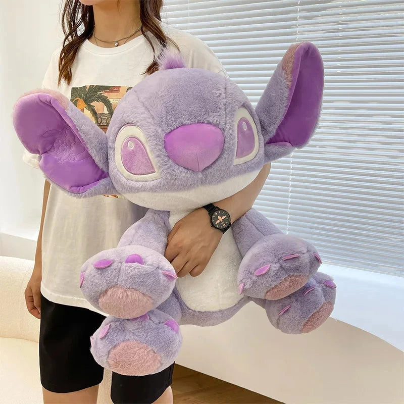 Disney Cartoon Purple Stitch Doll Star Baby Kawaii Plush Toy GlowCart