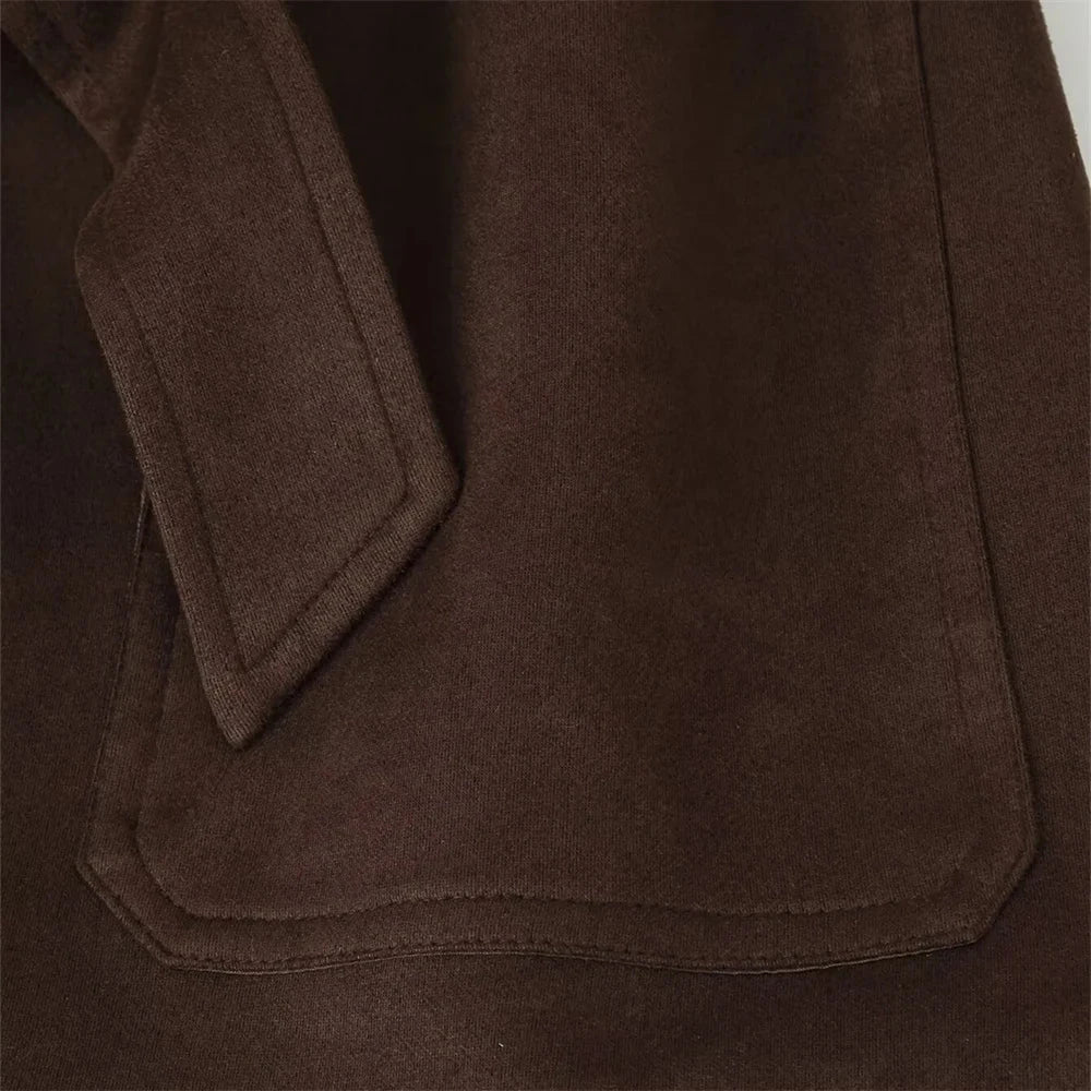 BMURHMZA women's new casual loose suit collar long sleeved GlowCart