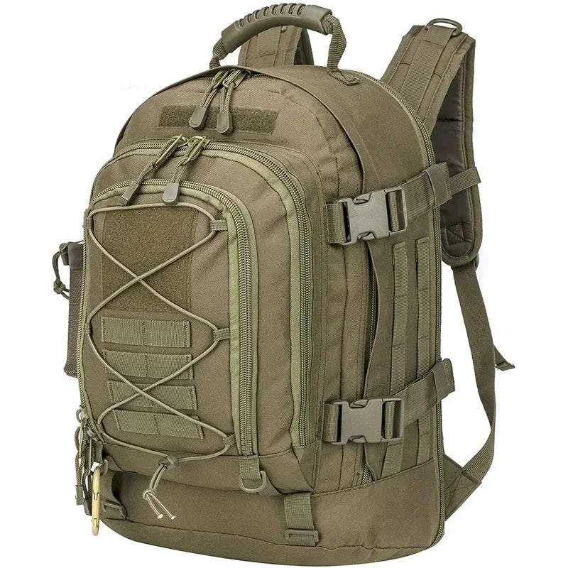 60L Military Tactical Backpack Army Molle Assault Rucksack GlowCart